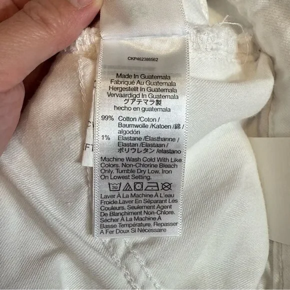 NWT J. Crew White Slim Boyfriend Jeans - Women's 32 - Picture 9 of 10